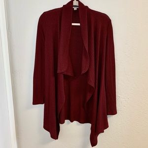 Knox Rose Cardigan Maroon Small